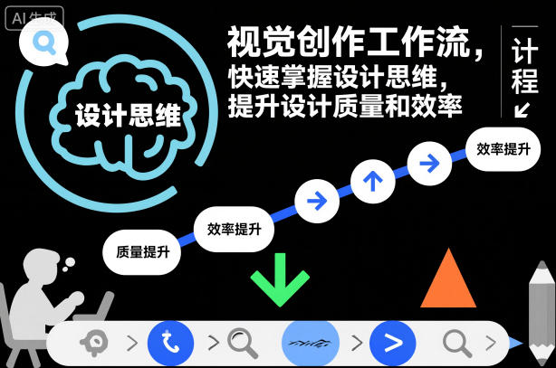 视觉创作工作流，快速掌握设计思维，提升设计质量和效率-智云网
