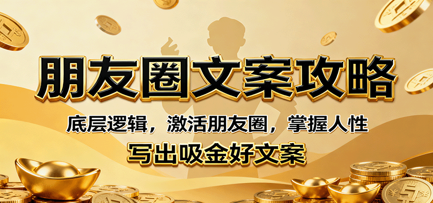 朋友圈文案攻略:底层逻辑,激活朋友圈,掌握人性,写出吸金好文案-智云网