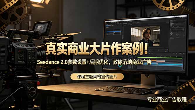 真实商业大片作案例!Seedance 2.0参数设置+后期优化,教你落地商业广告-智云网