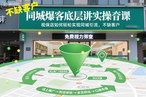 同城爆客底层实操课,视保店如何轻松实现同城引流,不缺客户!