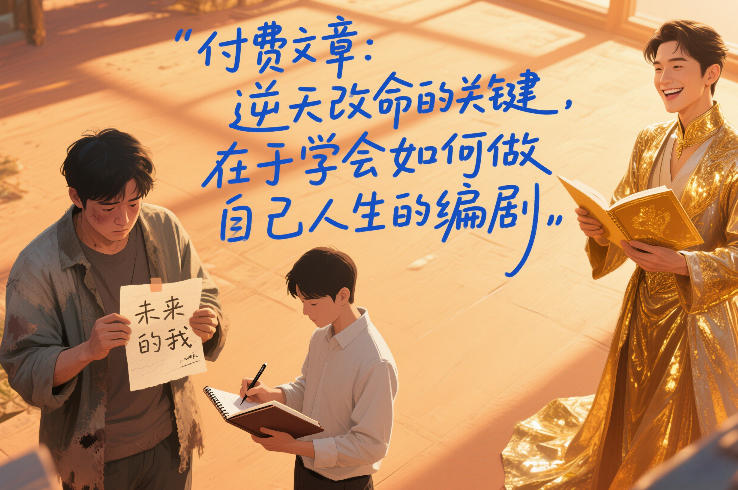 付费文章:逆天改命的关键,在于学会如何做自己人生的编剧-智云网