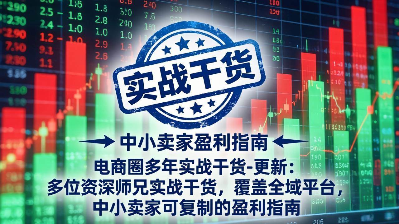 (18231期)电商圈多年实战干货-更新4月27:多位资深师兄实战干货/覆盖全域平台,中小卖家可复制的盈利指南-智云网
