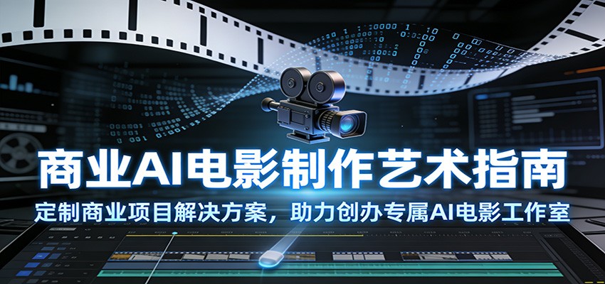 商业AI电影制作艺术指南:定制商业项目解决方案,助力创办专属AI电影工作室-智云网