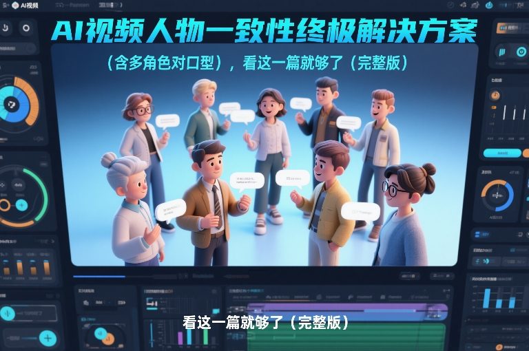 AI视频人物一致性终极解决方案(含多角色对口型),看这一篇就够了(完整版)-智云网