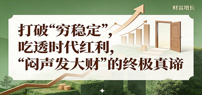 公众号付费文章《打破 “穷稳定”，吃透时代红利，“闷声发大财”的终极真谛》-智云网