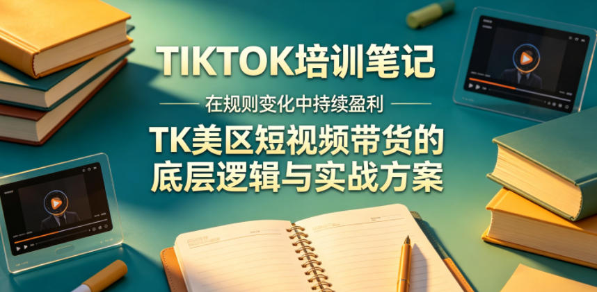 视界跨境TIKTOK4月17培训笔记,在规则变化中持续盈利,TK美区短视频带货的底层逻辑与实战方案【文档】-智云网
