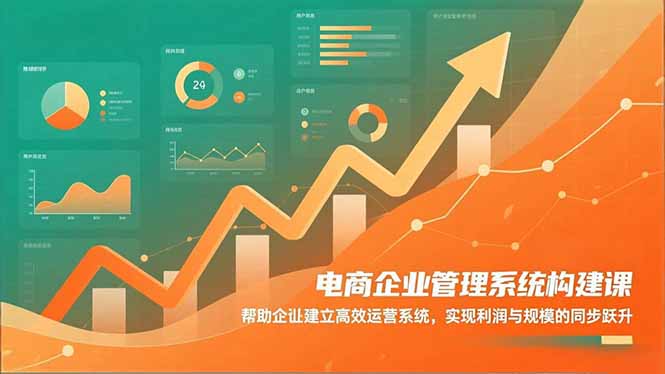 电商企业管理系统构建课:帮助企业建立高效运营系统,实现利润与规模的同步跃升-智云网