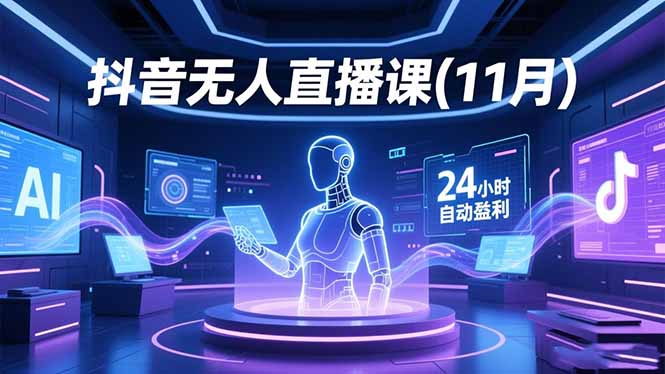 抖音无人直播课(11月-智云网
