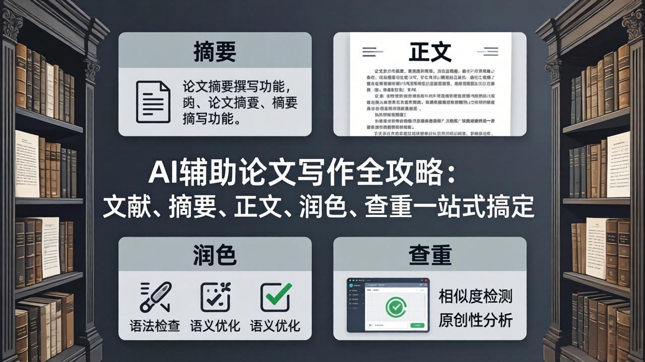 AI辅助论文写作全攻略:文献、摘要、正文、润色、查重一站式搞定-智云网