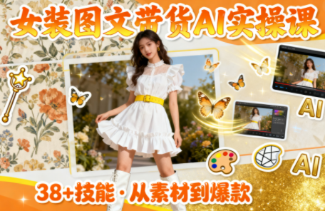 女装图文带货的AI实操课-智云网