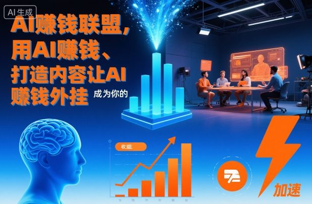 AI賺钱联盟,用AI賺钱、打造内容让AI成为你的賺钱外挂-智云网