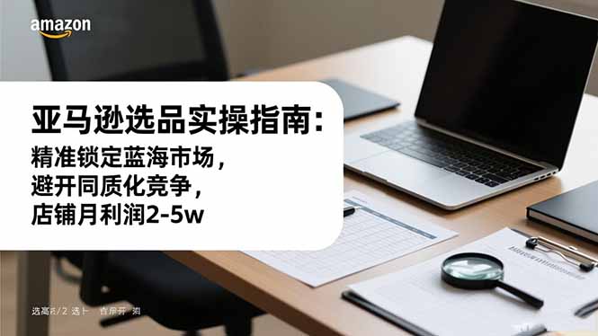 亚马逊选品实操指南:精准锁定蓝海市场,避开同质化竞争,店铺月利润2-5w-智云网