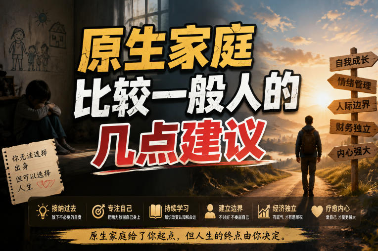 付费文章:给原生家庭比较一般人的几点建议-智云网