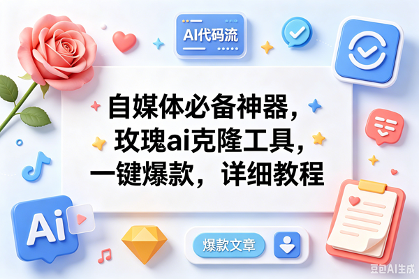 (18882期)玫瑰克隆ai工具,一键爆款ai工具,自媒体必备神器,50多个功能,详细教程-智云网