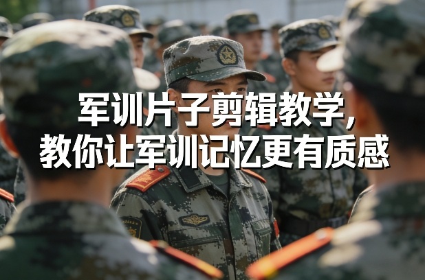 军训片子剪辑教学,教你让军训记忆更有质感-智云网