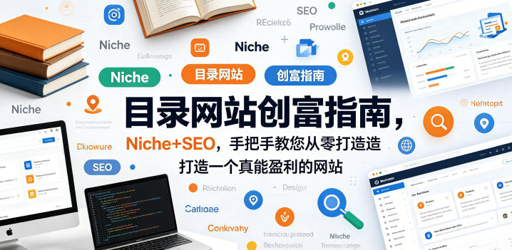 目录网站创富指南,Niche+SEO,手把手教您从零打造打造一个真能盈利的网站【原创双语字幕】-智云网