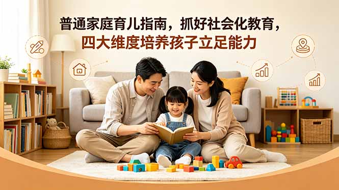 付费文章:普通家庭育儿指南,抓好社会化教育,四大维度培养孩子立足能力-智云网