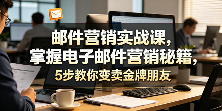 邮件营销实战课,掌握电子邮件营销秘籍,5步教你变卖金牌朋友【原创双语字幕】 邮件营销实战课,掌握电子邮件营销秘籍,5步教你变卖金牌朋友【原创双语字幕】
