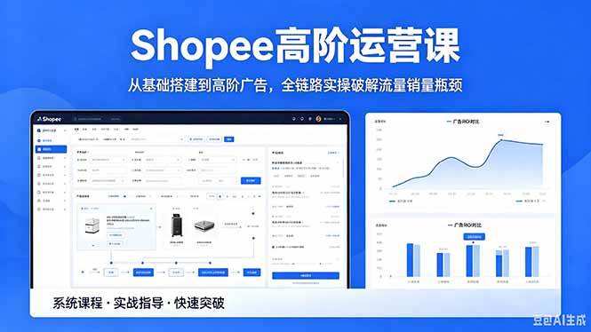 (18499期)Shopee高阶运营课-2026年5月更新,从基础搭建到高阶广告,全链路实操破解流量销量瓶颈 (18499期)Shopee高阶运营课-2026年5月更新,从基础搭建到高阶广告,全链路实操破解流量销量瓶颈