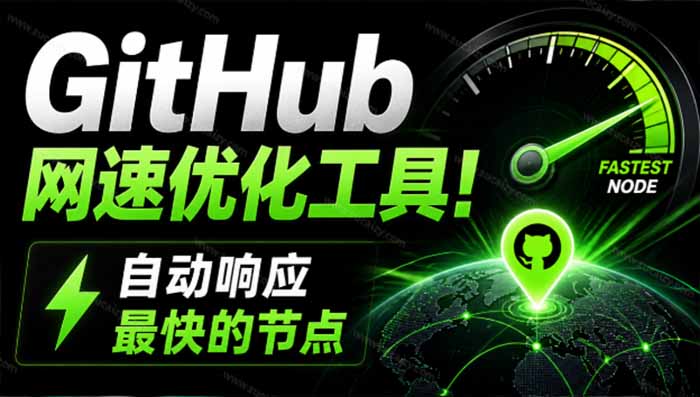 GitHub网速优化工具!让你更快速的打开Github,自动响应最快的节点,轻量级开源工具, Ghips-智云网