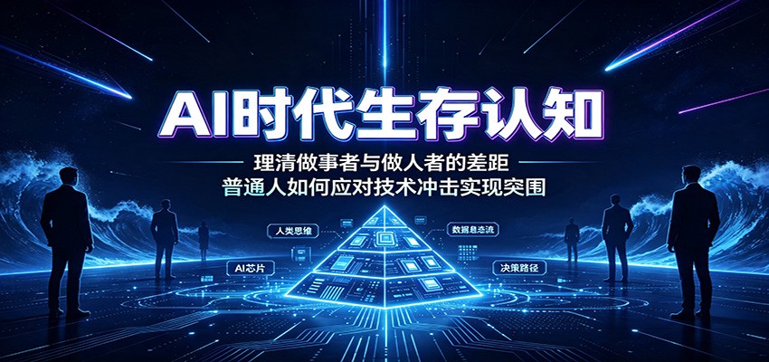 AI时代生存认知：理清做事者与做人者的差距，普通人如何应对技术冲击实现突围-智云网