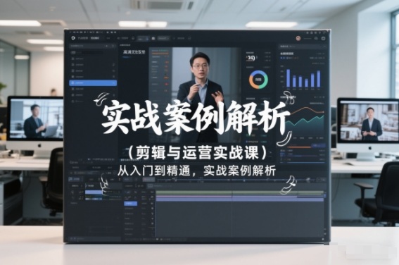 剪辑与运营实战课,从入门到精通,实战案例解析(更新2026)-智云网