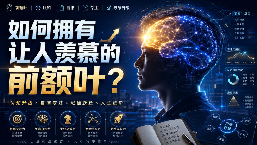 付费文:如何拥有让人羡慕的前额叶?-智云网