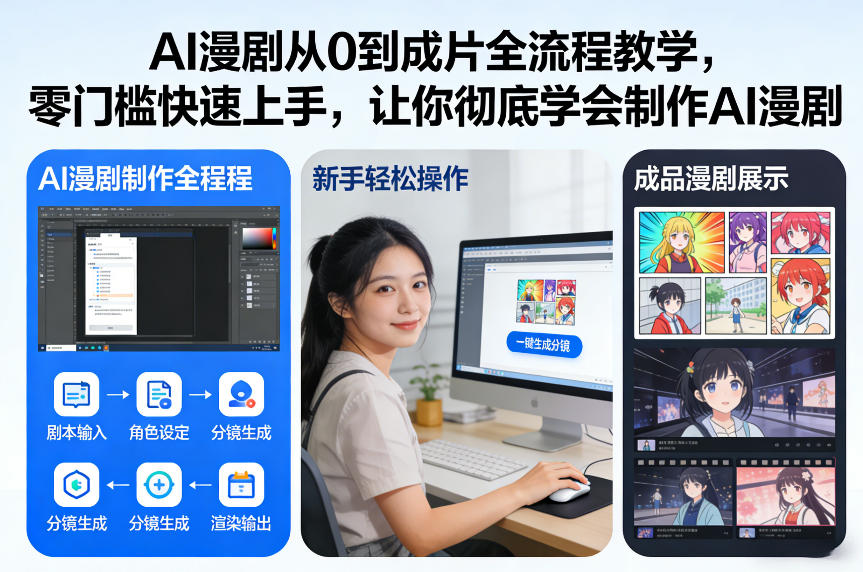 AI漫剧从0到成片全流程教学,零门槛快速上手,让你彻底学会制作AI漫剧【保姆级教程】-智云网