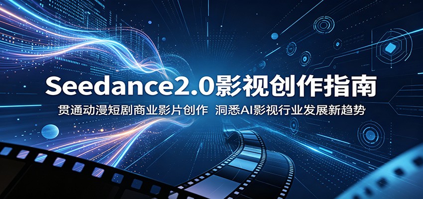 Seedance2.0影视创作指南:贯通动漫短剧商业影片创作,洞悉AI影视行业发展新趋势-智云网