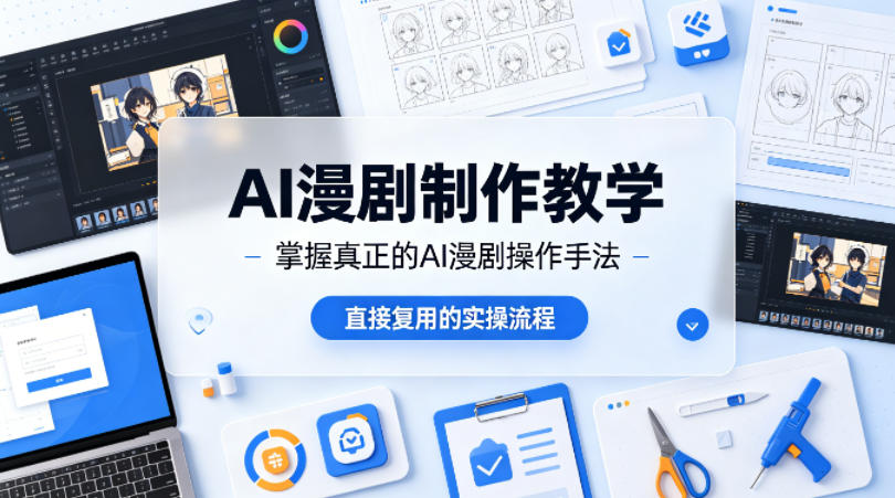 AI漫剧制作教学,带你掌握真正的AI漫剧操作手法,直接复用的实操流程 AI漫剧制作教学,带你掌握真正的AI漫剧操作手法,直接复用的实操流程