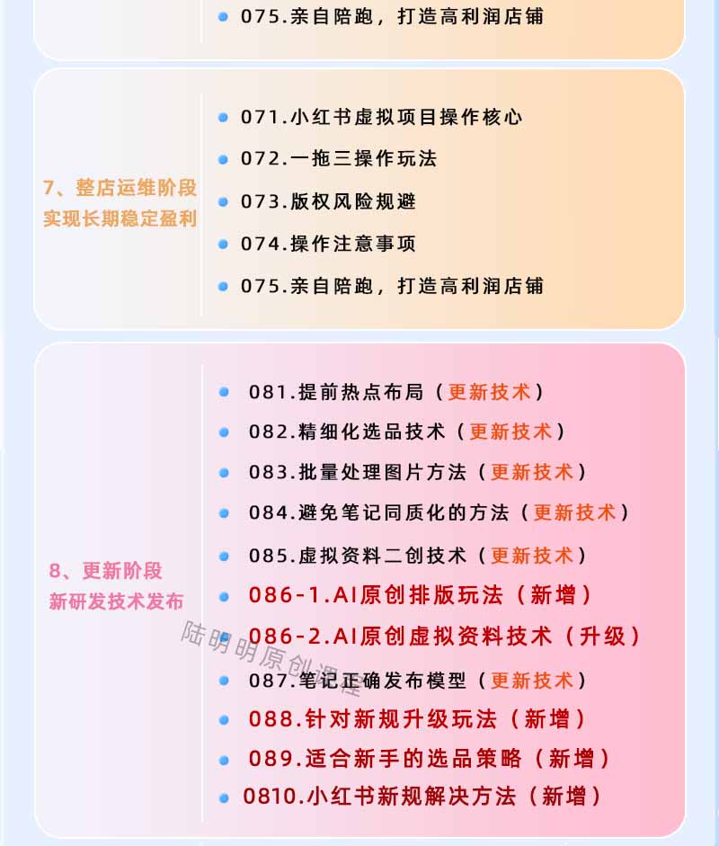 图片[4]-小红书虚拟项目特训班9.0，全面拥抱AI，批量产出原创PPT货源，单品/单店纯利润几万到几十W-智云网