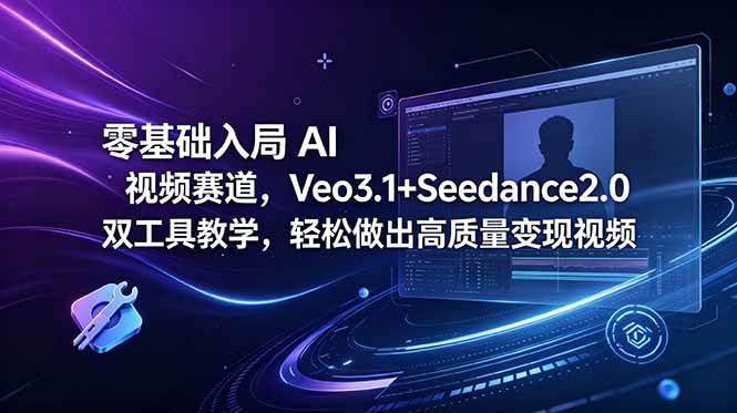 (18771期)零基础入局 AI 视频赛道,Veo3.1+Seedance2.0 双工具教学,轻松做出高质量变现视频 (18771期)零基础入局 AI 视频赛道,Veo3.1+Seedance2.0 双工具教学,轻松做出高质量变现视频