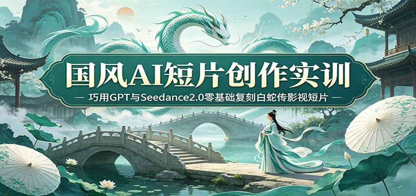 国风AI短片创作实训:巧用GPT与Seedance2.0零基础复刻白蛇传影视短片-智云网