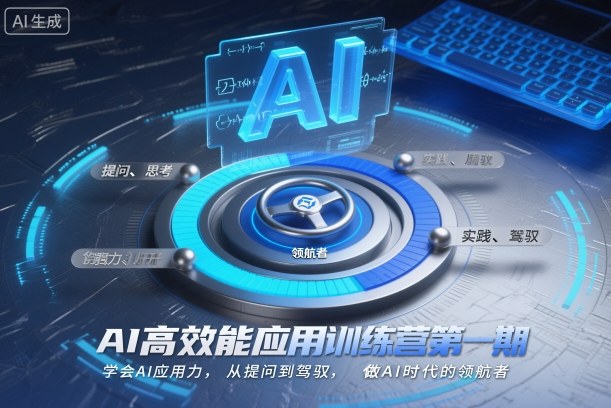 AI高效能应用训练营第一期,学会AI应用力,从提问到驾驭,做AI时代的领航者(更新)-智云网